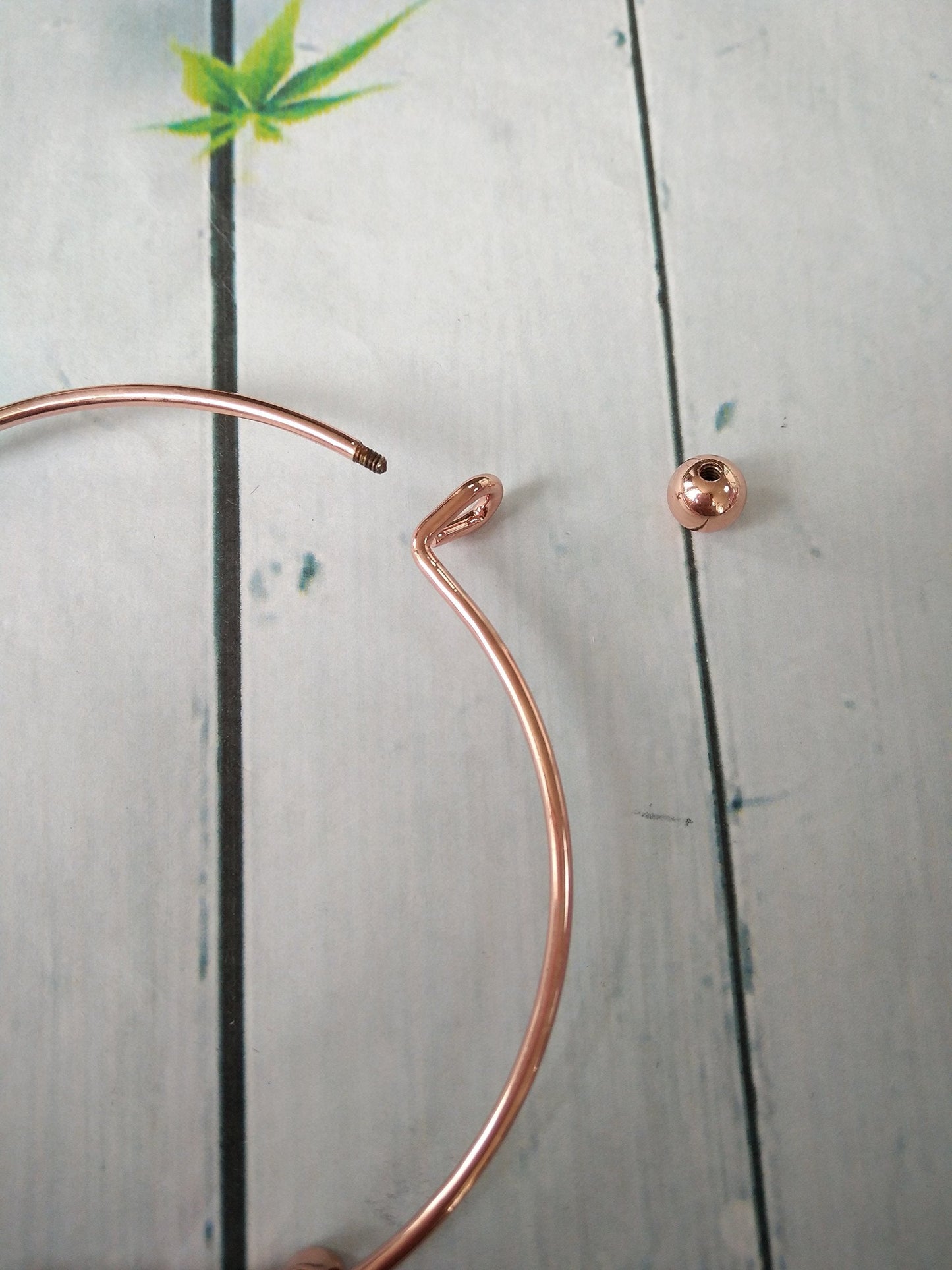 Dainty Personalized 5678 Bracelet Dance Gift Rose Gold Bangle for Dancer (Rose Gold)