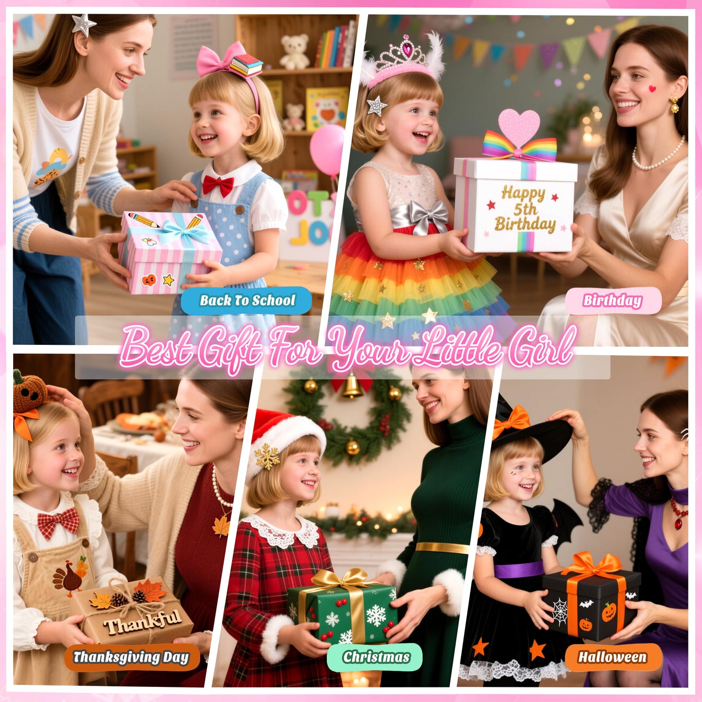 Pretend Makeup for Toddlers, Toy Play Makeup Set for Kids 3-5, Toddler Makeup Kit Pretend, Fake Makeup for Kids, Princess Toddler Toys for Girls, Gifts Toys for 3 4 5+ Year Old Girls(Not Real Makeup)
