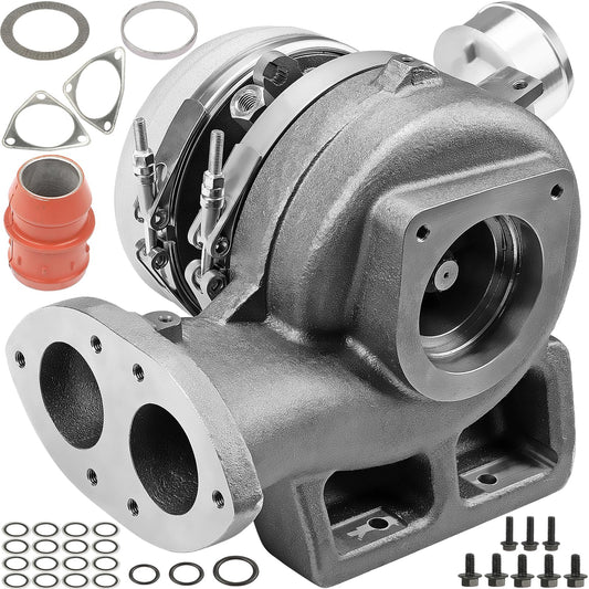 V2S Turbo Turbocharger Kit with Gasket High Pressure Compatible with Ford F-250/250/350/450/550 Super Duty 2008-2010, 6.4L Powerstroke, Replace# 1848300C92,1848300C93