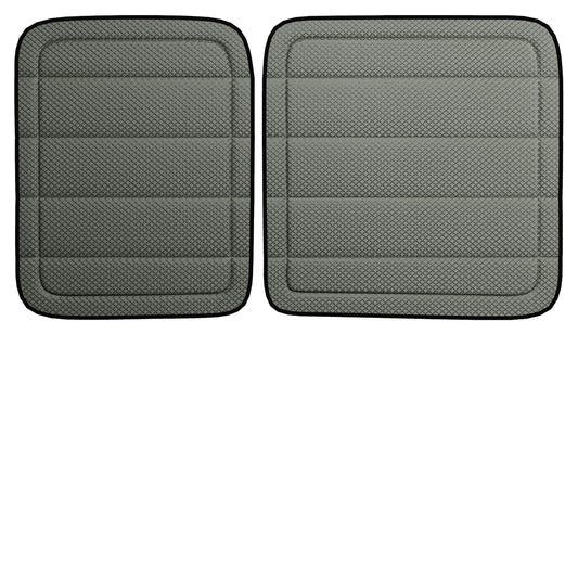 VANNCAMP Side Barn Door Window Cover for Chevy Express/Gmc Savana Van, Magnetic Insulated Blackout Window Sunshade, Foldable Design, AllSeasonGuard