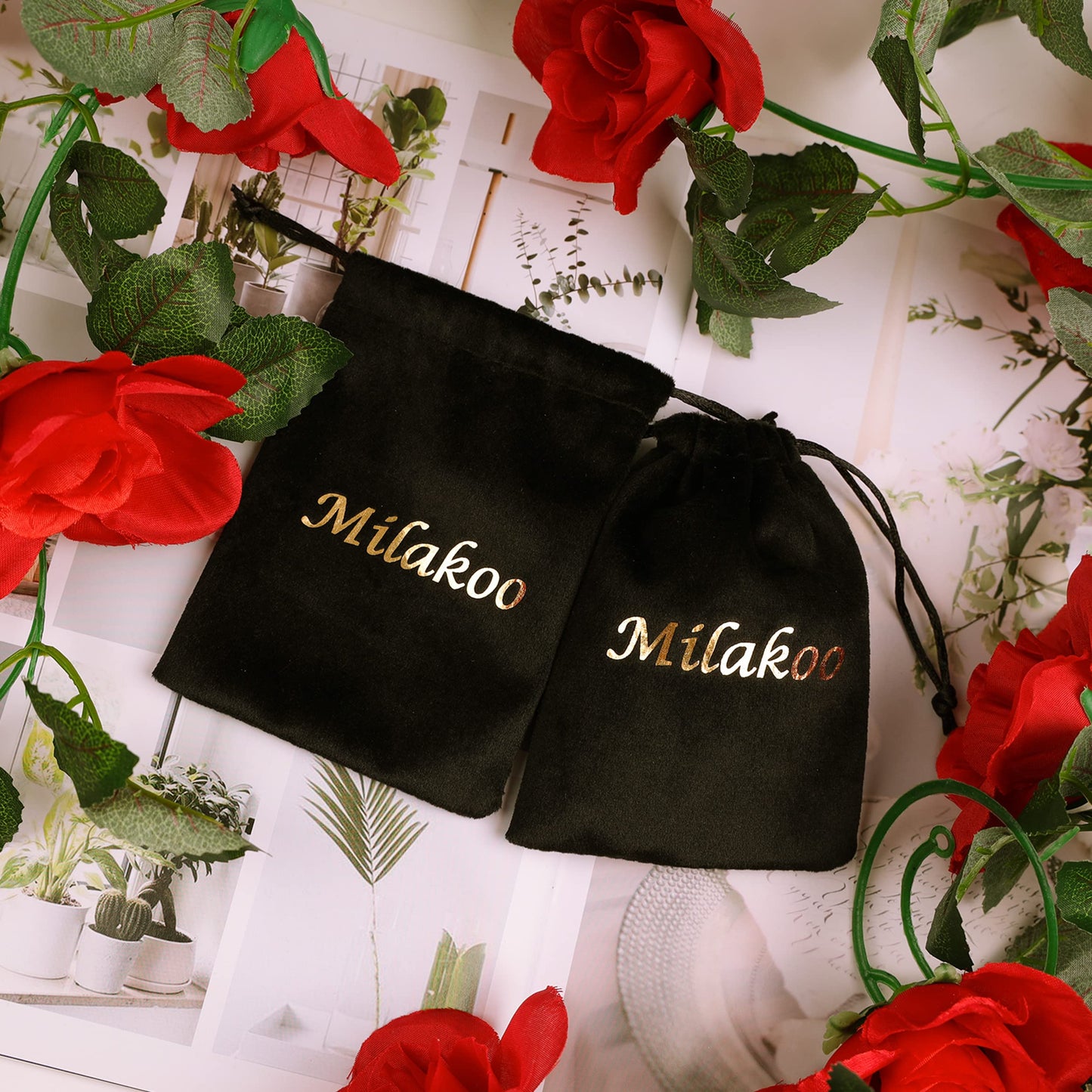 MILAKOO Womens Custom Engraving Bracelets Personalized Bracelet for Couples