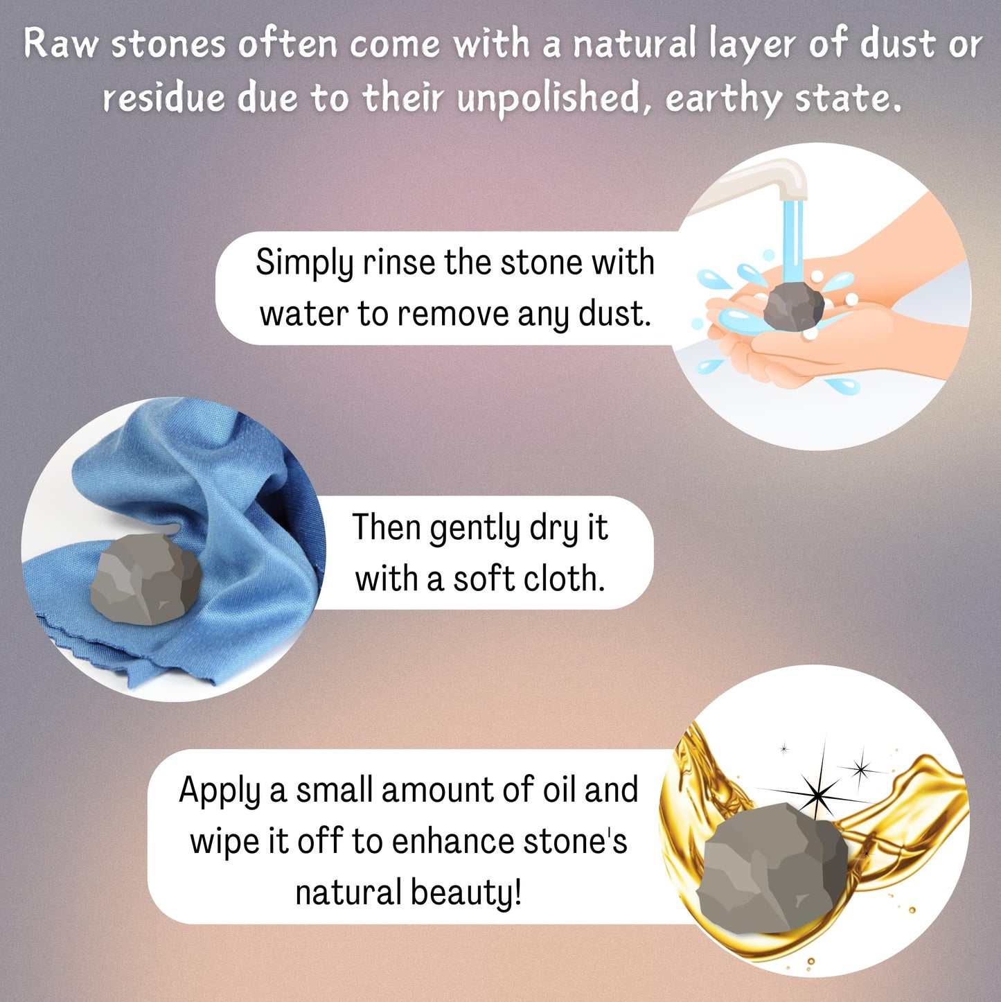 Amazing Gemstone Citrine Raw Crystals and Healing Stones, Natural Rocks For Tumbling - DIY Raw Stones And Crystals (1 Piece)