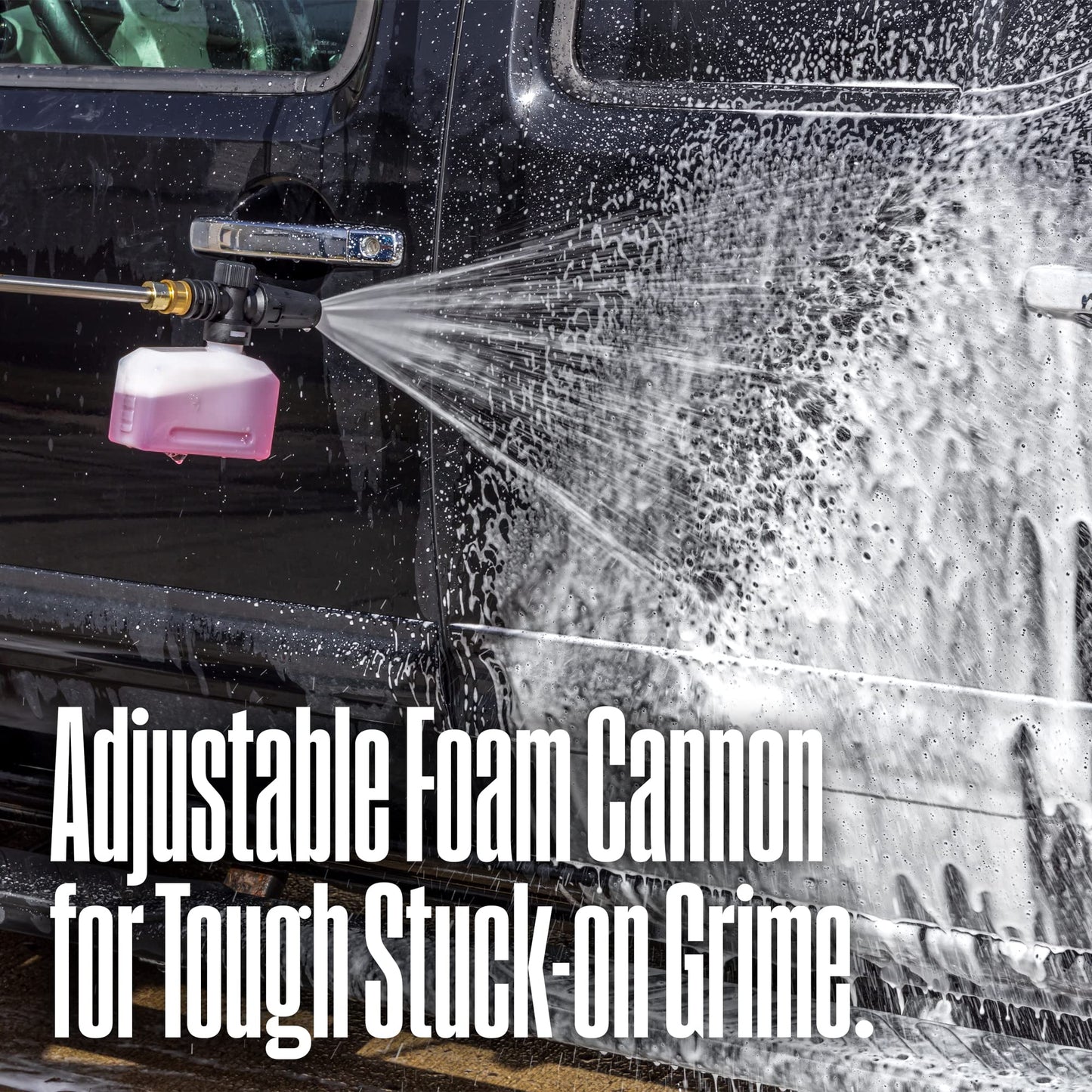 Westinghouse ePX3100v Electric Pressure Washer, 2100 Max PSI 1.76 Max GPM, Built-in Carry Handle, Detachable Foam Cannon, Pro-Style Steel Wand, 3-Nozzle Set, for Cars/Fences/Driveways/Home/Patios