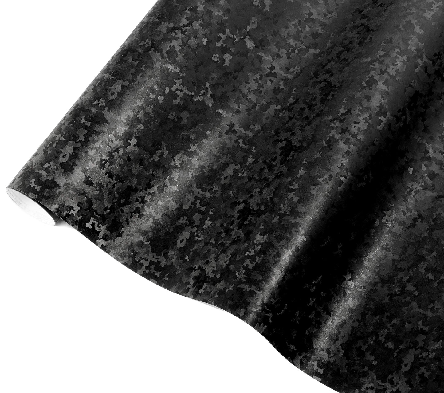 VViViD+ Black Stealth Small Patternless Camouflage Vinyl Wrap Roll (50ft x 5ft)