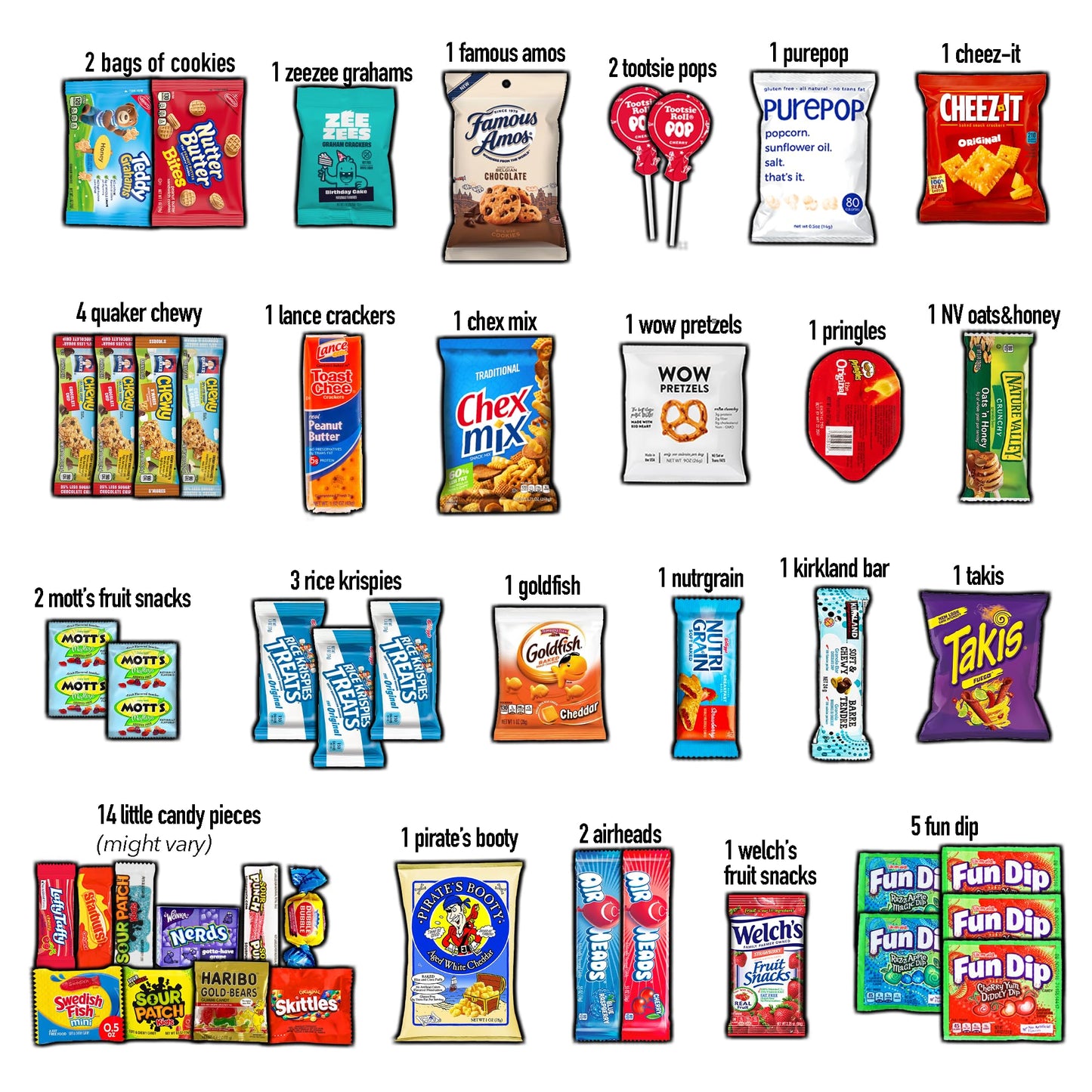 CRAVEBOX Snacks Box Variety Pack Care Package (45 Count) Mother's Day Treats Gift Basket Adults Kids Grandkids Guys Girls Women Men Boyfriend Birthday Cookies Chips College Student Office School
