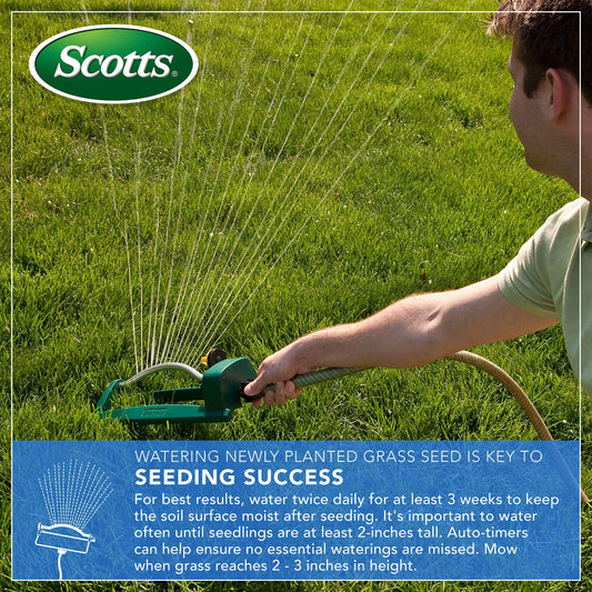 Scotts EZ Seed Patch & Repair Tall Fescue Lawns - Combination Mulch, Grass Seed and Fertilizer for Bare Spots and Repair, Covers Up to 225 sq. ft., 10 lb.