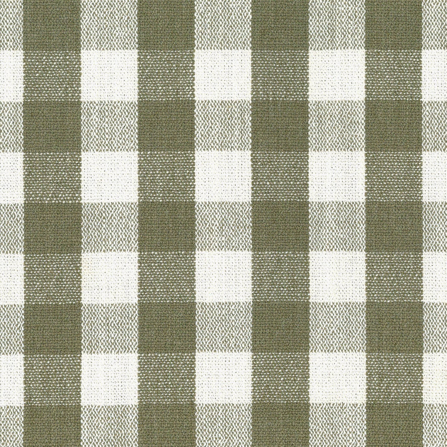 Namesake Crawford Pillowback Comfort Swivel Glider in Green Gingham, Water Repellent & Stain Resistant, Greenguard Gold & CertiPUR-US Certified