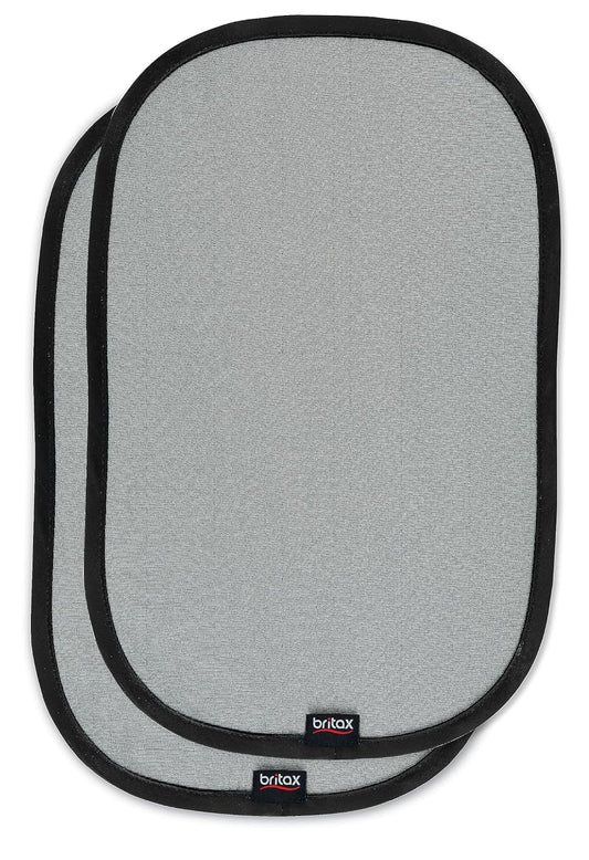 Britax EZ-Cling Car Window Sun Shades, 2 Pack | UPF 30+ Protection, Glare and Heat + Easy Install and Removal
